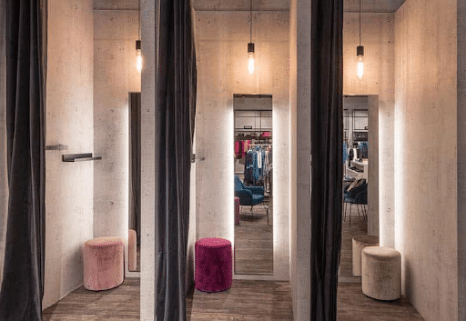 retail lighting for dressing room