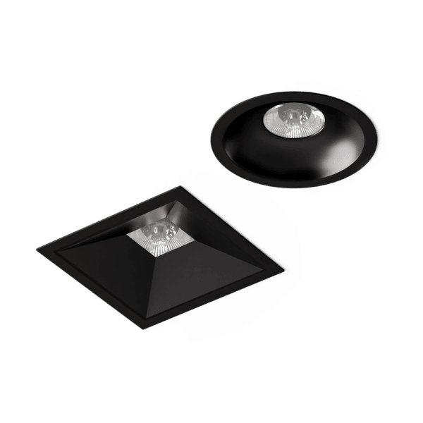 BK-BK - Black baffle and flange BDL6 round and square