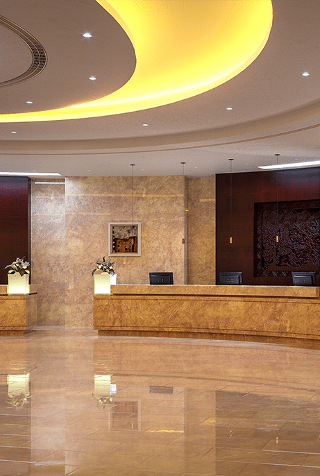 hotel lobby downlights