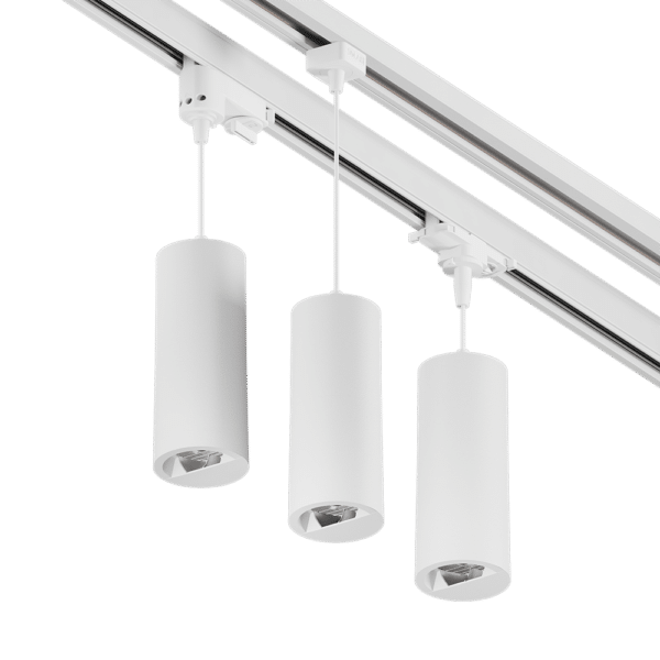 PW - Perfect White MDR Droplit  Down Wallwash pendant GAIA G-Type adapter (left), JLH adapter (center), Gx-Type adapter (right)