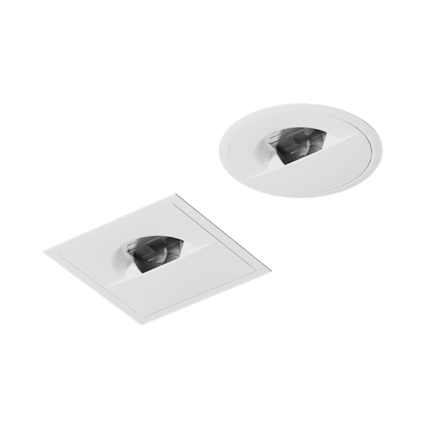 Downlight Wallwash Microflange (DWM) ST3Arm Perfect White (PW) installation