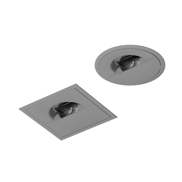 Downlight Wallwash Microflange (DWM) ST3Arm Silver (SV) installation